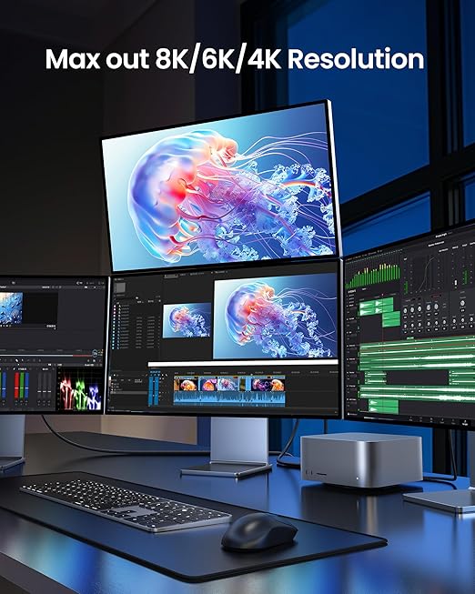 Silkland USB 4 for Long Thunderbolt 4 Cable 10FT, 40Gbps/8K Display/240W - Image 5