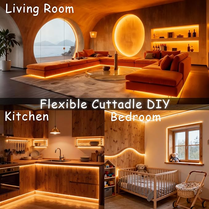 Warm White Led Lights Strip Rope Lights - Image 5