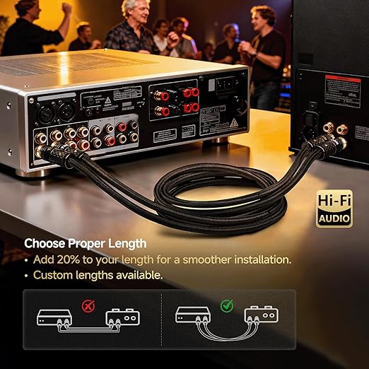TODN Hi-end RCA Cables for Audiophile - Image 6