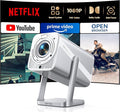 Smart-Projector-4K with WiFi 6 and Bluetooth5.2, Native 1080P Mini Portable by TOPTRO