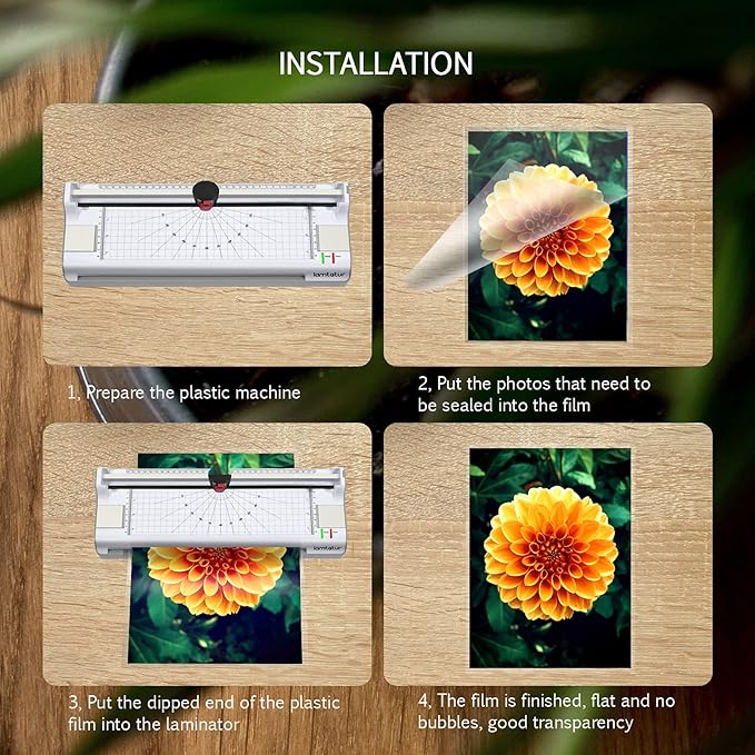 Lamtetur Thermal Laminating Pouches 9"x11.5" Inches, Holds 8.5 x 11 Inch Sheets - Image 8