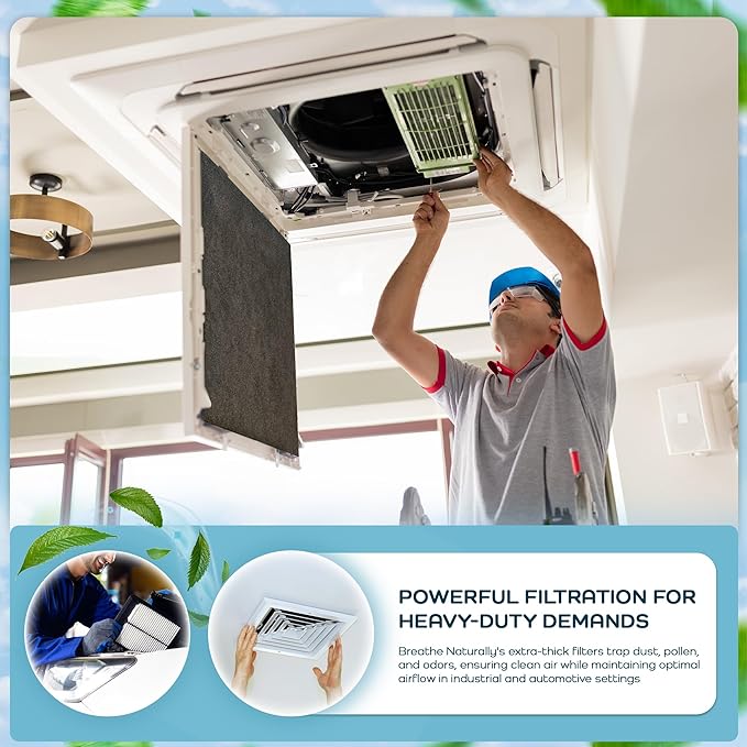 Breathe Naturally Universal Cut To Fit Activated Carbon Air Filter - Image 6