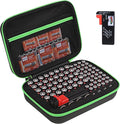 stukcaze Battery Organizer Storage Case by PORTABLESTORAGECASE