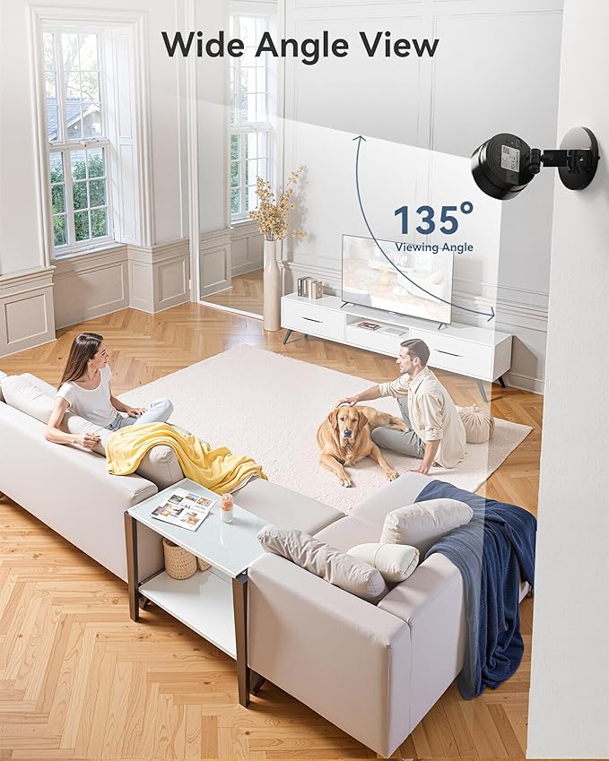 FOSCAM 3K 5MP Security Camera Indoor/Outdoor, 2.4g & 5g WiFi Magnetic Mini - Image 9