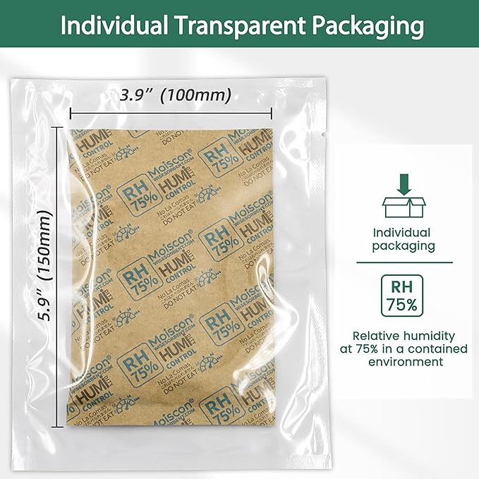 Wisesorb 75% Two-Way Humidity Control Packs, 60 Gram 15 Pack - Image 3