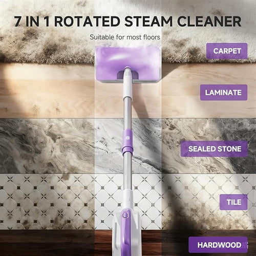 AAOBOSI Steam Mop, 1300W Powerful Detachable Handheld Steamer - Image 2