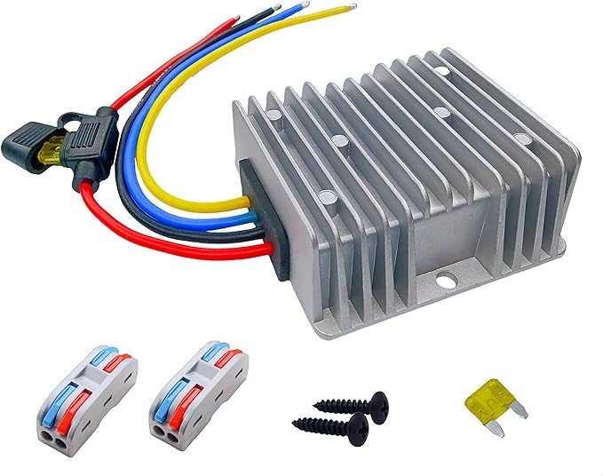 48V to 12V Converter Golf Cart Voltage Regulator Reducer Transformer Waterproof by KOOKFJLLZ