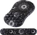 Laokiiy Mouse Pad Wrist Support, 2 in1 Keyboard Wrist Rest+ Ergonomic Mouse Pad by Laokiiy
