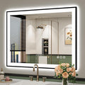YEELAIT 40x30 Inch LED Bathroom Mirror by YEELAIT