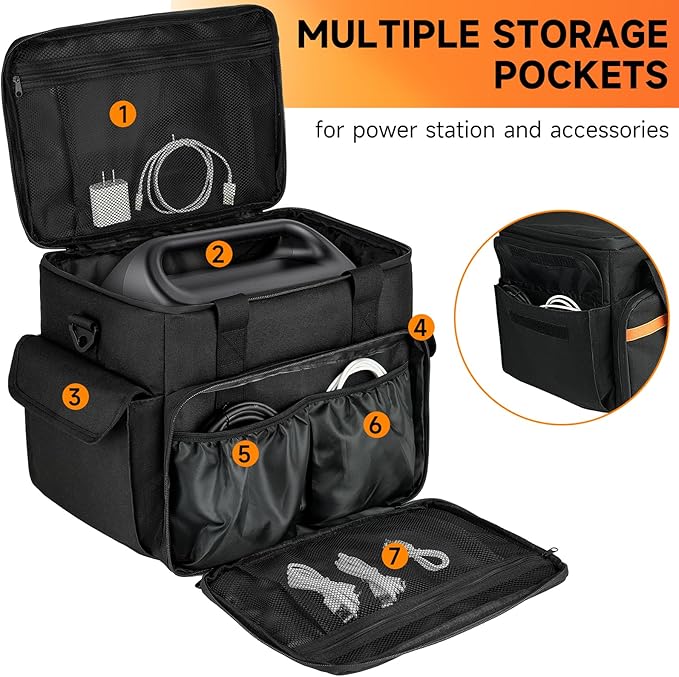 Carrying Case Compatible with Jackery Explorer 500/ECOFLOW River/River - Image 4