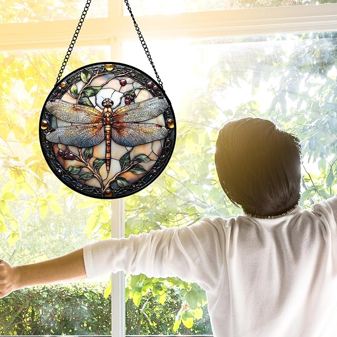 DASTOLL Stained Glass Window Hanging - Image 5