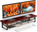 NestNeat Dual Monitor Stand, 35.4 Inch Monitor Stand Riser by NestNeatHome