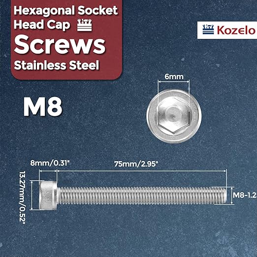 Kozelo 10pcs Socket Head Cap Screws - Image 2