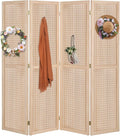 Bonnlo 4 Panel Pegboard Freestanding, 5 FT Portable Display Board Organizer by Bonnlo