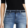JASGOOD Women No Show Stretch Belt Elastic Web Strap Belt by JASGOOD