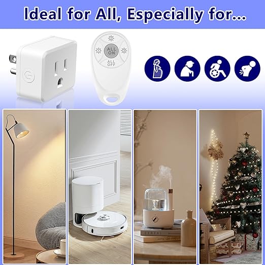 Greencycle Remote Control Outlet, Wireless Light Switch and Outlet Plug - Image 7