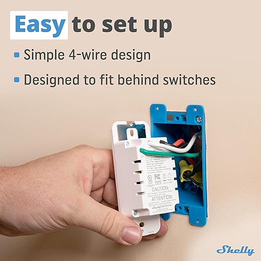Shelly Plus Wall Dimmer UL | WiFi Smart Wall Dimmer Switch | Home Automation | - Image 3