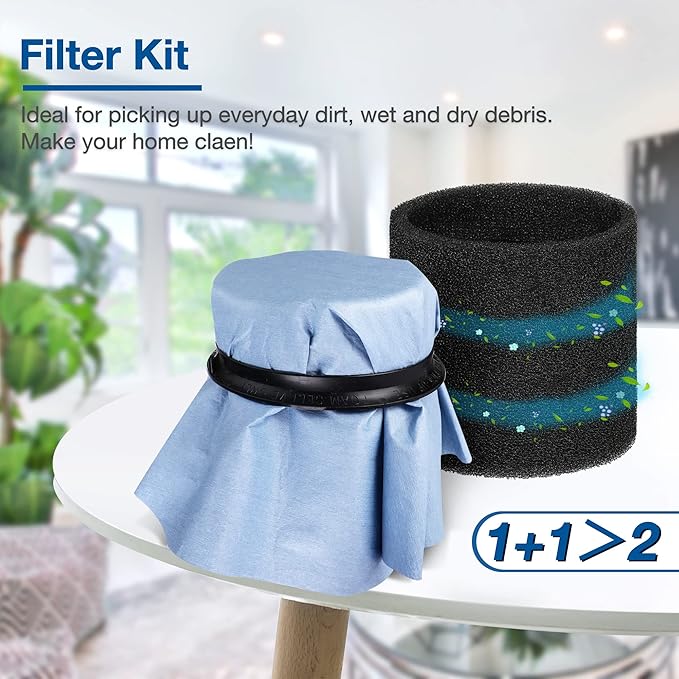 Shop-Vac 90107 Paper Disc Filter and 90585 Foam Sleeve Filter, - Image 7