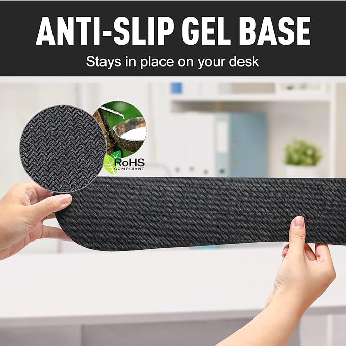Gimars 63D High-Density Thicken Memory Foam Keyboard Wrist Rest, 17.3'' Enlarge - Image 5