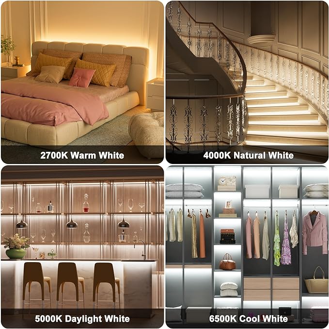 PAUTIX CCT COB LED Strip Light White Tunable 3200LEDs, CRI90+ 16.4ft/5m - Image 9