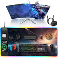 TopMade Wireless Charging Mouse Pad, RGB Gaming Mousepad Home Office Desk Pad by TopmadeProduct-Ordernow