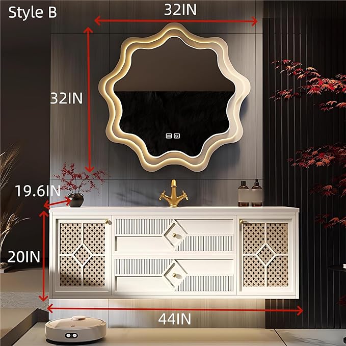 44IN Luxury Floating Bathroom Vanity - Image 2
