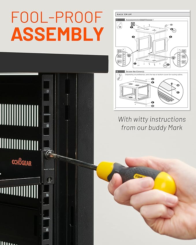 ECHOGEAR 6U Network Rack - Image 8