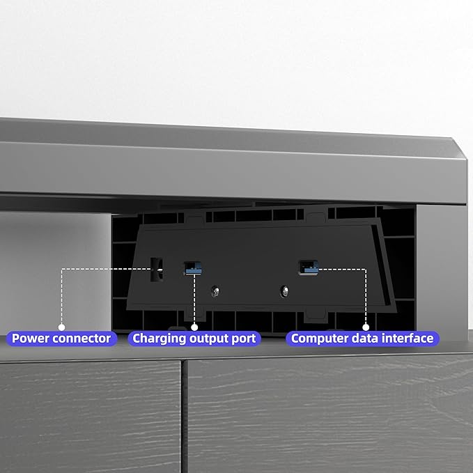 GECKOSTROLL Computer monitor stand Laptop Desk Shelf & Monitor Riser ，21.6 - Image 5