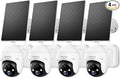 ZUMIMALL 2K Solar Security Cameras, 360° View Outdoor Camera Wireless Solar by ZUMIMALL