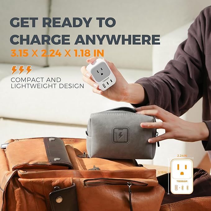 USB Wall Charger, TESSAN Outlet Splitter - Image 5