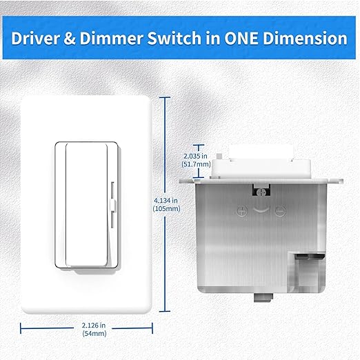 Dimmer and Driver Switch in one, AC160W ON/Off Output Voltage: 24V +/-0.5V - Image 2
