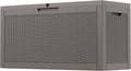 Outdoor Storage Box, 60 Gallon Outside Deck Box Waterproof, Resin Outdoor by NUNULAB