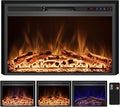 Electric Fireplace, Recessed Fireplace Heater by KENTSKY