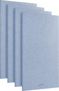 AudioSilk Acoustic Panels, 4 Pack ROOM KIT, Pale Blue by AudioSilk