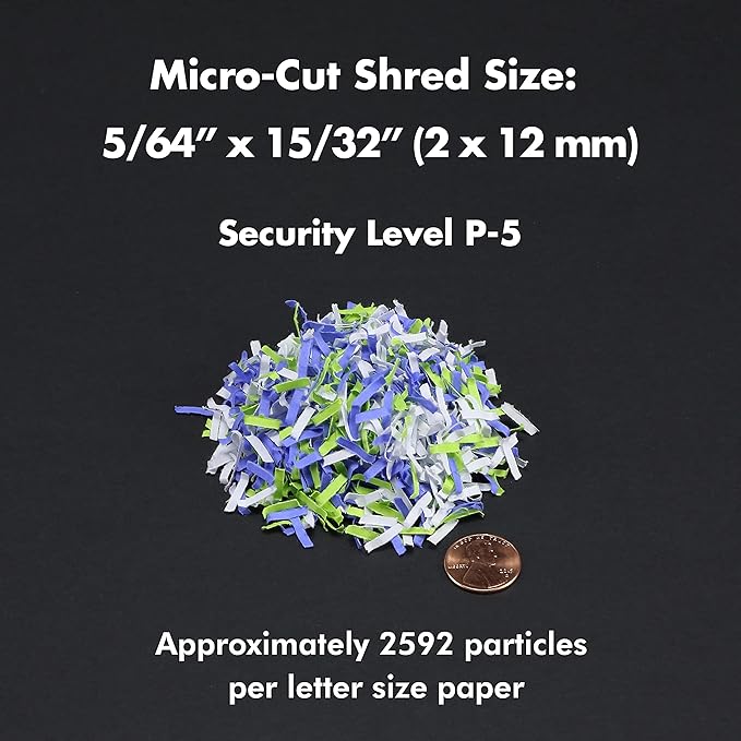 Aurora Professional Grade 10-Sheet High Security Micro-Cut Paper and Credit - Image 3
