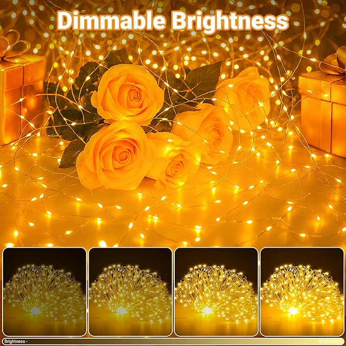6-Pack 33FT 100 LED Fairy Lights Battery Operated - Image 4