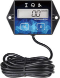 Runleader Small Engine Hour Meter, Digital Tachometer, Maintenance Reminder by Runleader