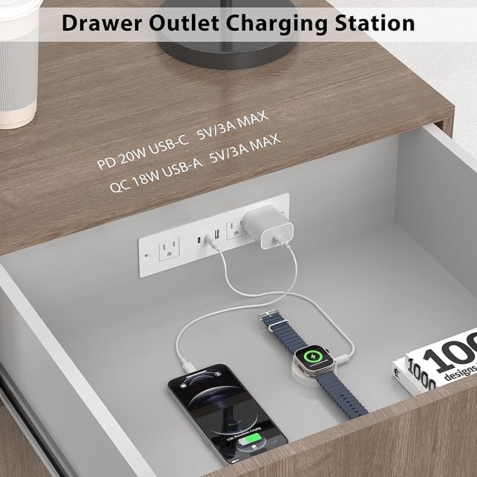 Furniture Drawer Outlet, Recessed Power Strip - Image 4