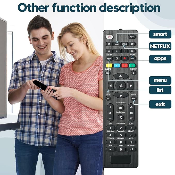 Paquete de 2:Universal TV Remote Control is Suitable - Image 4