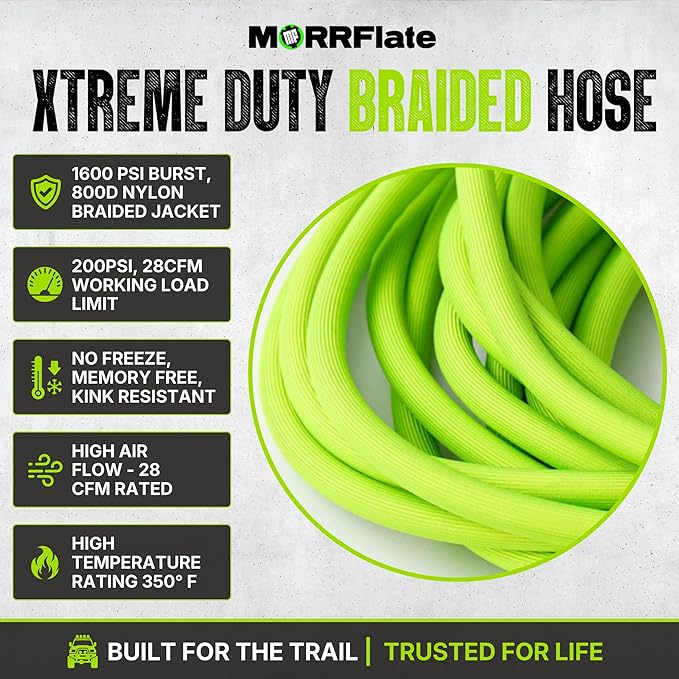 MORRFlate Air Hub + Air Hub Hoses Quad 155" Wheelbase 4 Tire Inflation - Image 6