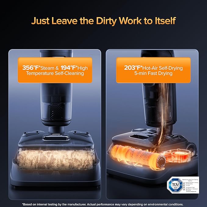 roborock F25 Ultra Steam Wet Dry Vacuum Cleaner, 356°F Steam Mop & 187°F Hot - Image 7