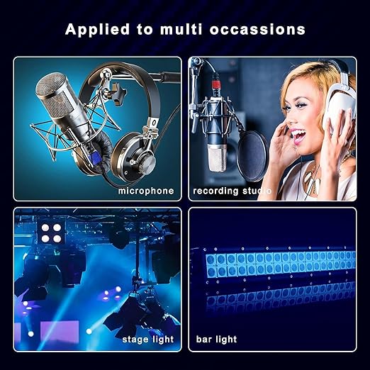 AuxLink XLR Cables, Banlaced XLR Cable Male to Female 30ft 2Pack Mic Cable - Image 6