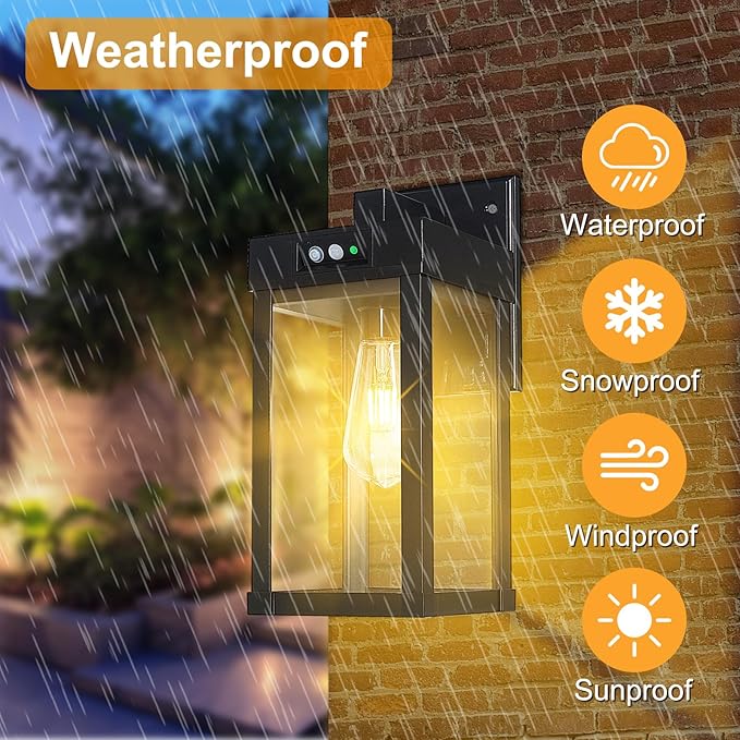CYHKEE Solar Wall Lights Outdoor Waterproof - Image 7