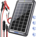 POWOXI 12V Solar Car Battery Charger: 15W Solar Trickle Charger Maintainer by POWOXI