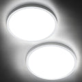 SunRider 2-Pack LED Flush Mount Ceiling Light Fixture, 6000K Cool White by SunRider
