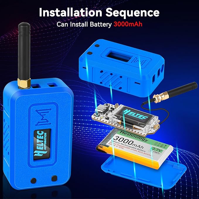 Meshnology Case for LoRa ESP32 V3 Module Board Device Set - Image 2