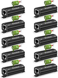 Awishwell Ethernet Surge Protector Gigabit, 10 Pack PoE++ RJ45 Surge Protector by Awishwell
