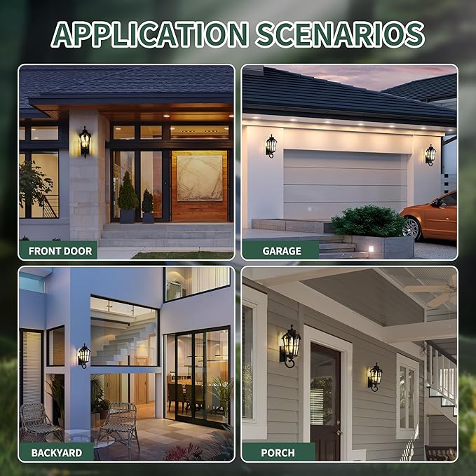 Motion Sensor Dawn to Dusk Outdoor Sensor Light Fixture Waterproof Porch Lights - Image 7