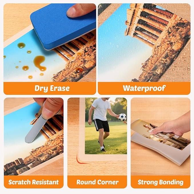 Lamtetur Thermal Laminating Pouches 9" x 11.5" Inches, Holds 8.5 x 11 Inch - Image 4