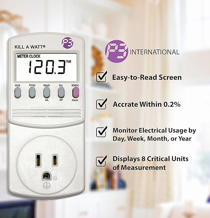 P3 P4400 Kill A Watt Electricity Usage Monitor - Image 2